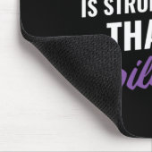 Hoffnung Stärker als Epilepsie Epilepsie Awareness Mousepad (Ecke)