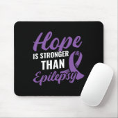 Hoffnung Stärker als Epilepsie Epilepsie Awareness Mousepad (Mit Mouse)