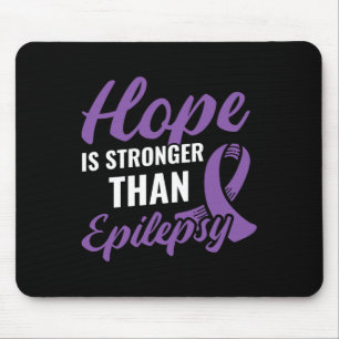 Hoffnung Stärker als Epilepsie Epilepsie Awareness Mousepad