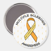 HOFFNUNG STÄRKUNG MURAGE MS Awareness Ribbon Magne Magnet (Vorderseite/Rückseite)