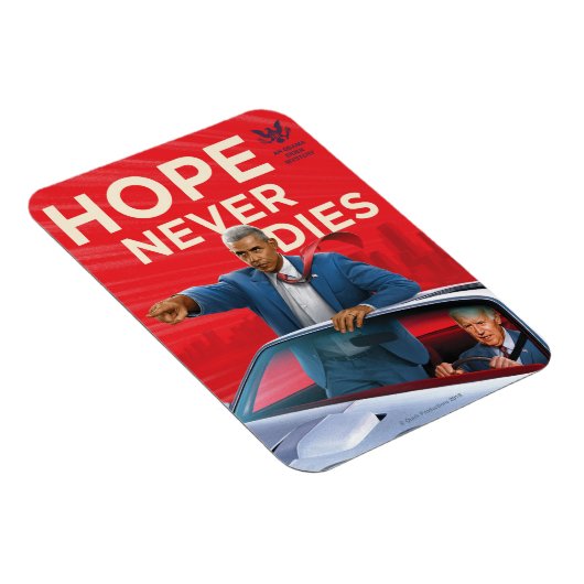 Hoffnung stirbt nie magnet (Rechte Seite)