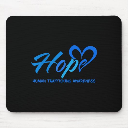 Hoffnung stoppen Menschenhandel Bewusstsein gegen Mousepad (Vorne)