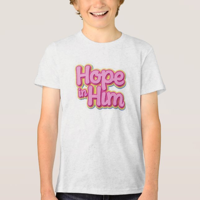 Hoffnung Tri-Blend Shirt (Vorderseite)