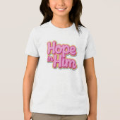 Hoffnung Tri-Blend Shirt (Vorderseite)