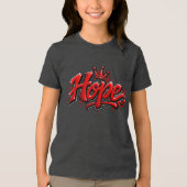 Hoffnung Tri-Blend Shirt (Vorderseite)