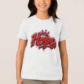 Hoffnung Tri-Blend Shirt (Vorderseite)