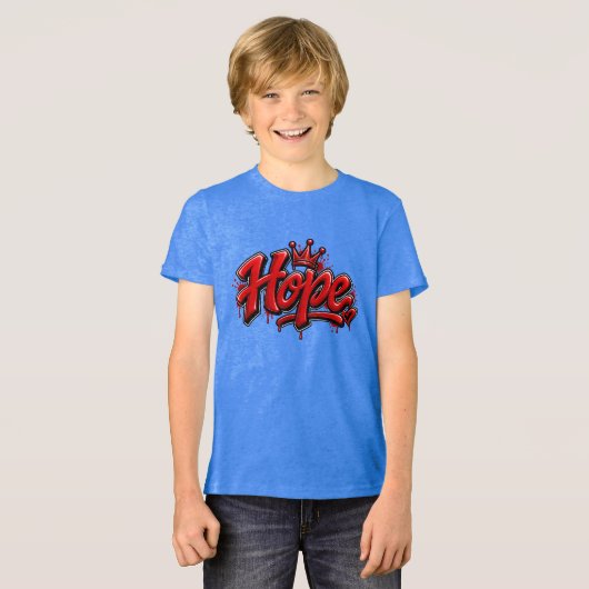 Hoffnung Tri-Blend Shirt (Vorderseite voll)
