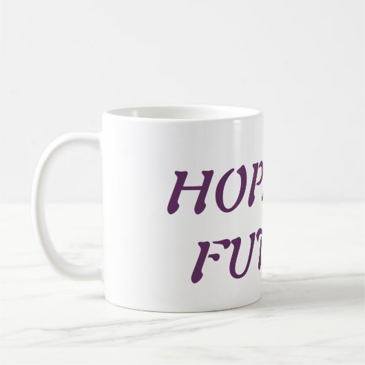 Hoffnung u. eine Zukunft Kaffeetasse (Links)