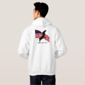 Hoffnung über Angst! Hoodie (Schwarz voll)