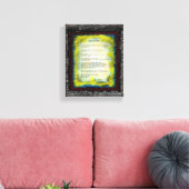Hoffnung und Befreiung Leinwanddruck (Insitu (Wohnzimmer))