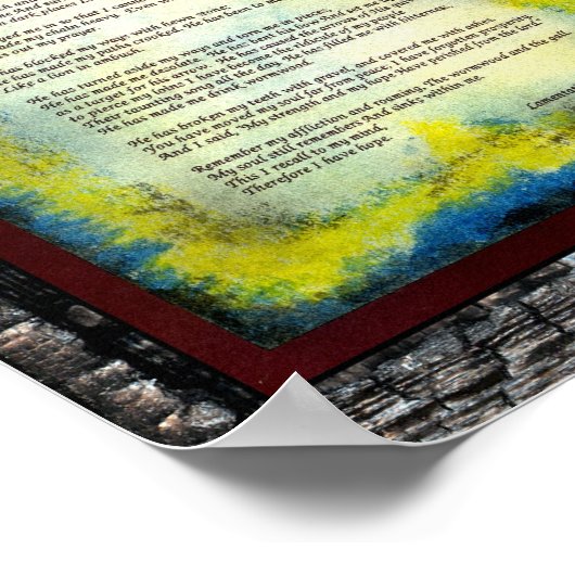 Hoffnung und Befreiung Poster (Ecke)