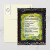 Hoffnung und Befreiung Postkarte (Vorne/Hinten)