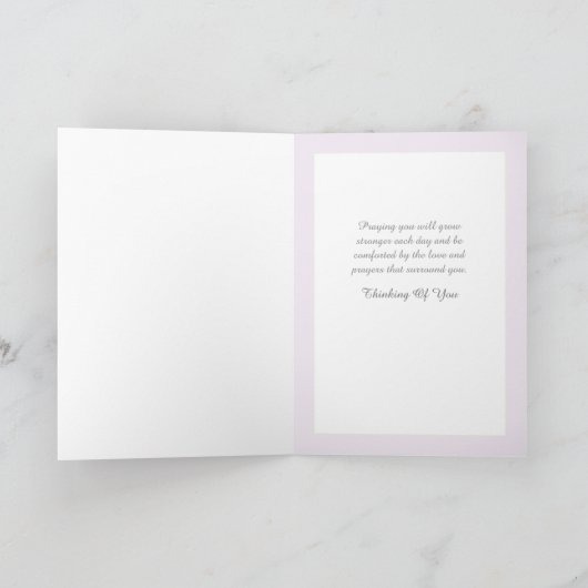 Hoffnung und Erholung Karte (Innenseite)