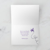 Hoffnung und Fliedern Karte (Innenseite)