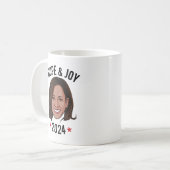 Hoffnung und Freude - Kamala Kaffeetasse (Vorderseite Links)