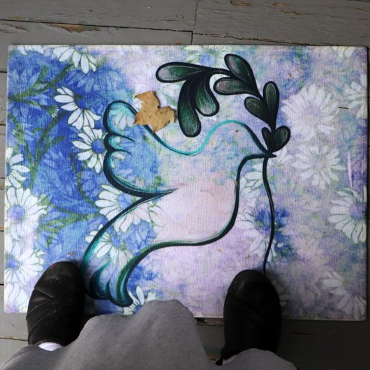 Hoffnung und Frieden Fußmatte