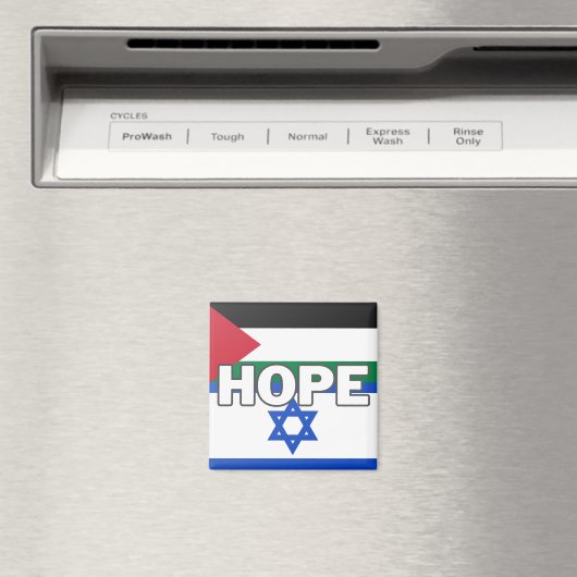 Hoffnung und Frieden im Nahen Osten Magnet (In Situ (Geschirrspüler))