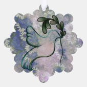 Hoffnung und Frieden Ornament Karte (Rückseite)