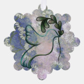 Hoffnung und Frieden Ornament Karte (Vorderseite)