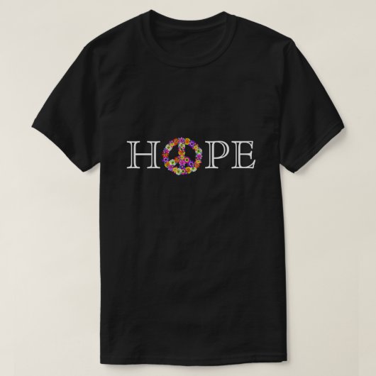 Hoffnung und Frieden T-Shirt (Design vorne)