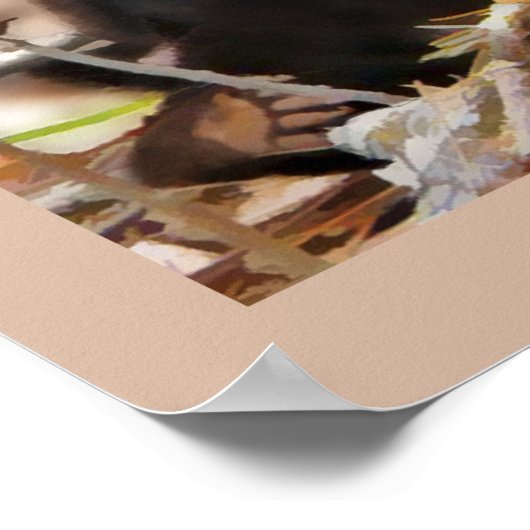 Hoffnung und Glauben Poster (Ecke)