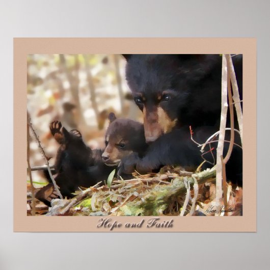 Hoffnung und Glauben Poster (Vorne)