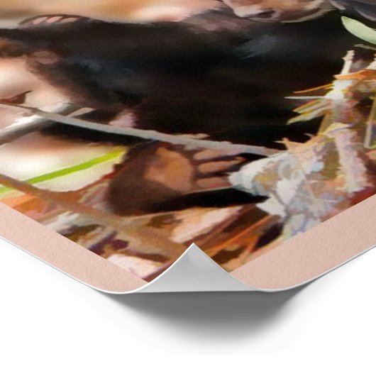 Hoffnung und Glauben Poster (Ecke)