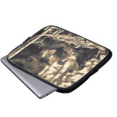 Hoffnung und Glauben-Schwester-Liebe Laptopschutzhülle (Vorne Knopf)