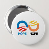 Hoffnung und Hoffnung — Anti-Trump-Design - Button (Vorne & Hinten)