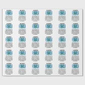 Hoffnung und Inspiration Motivation Geschenkpapier (Flach)