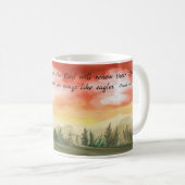Hoffnung und Kraft Isaiah Bible Verse Kaffeetasse (VorderseiteRechts)