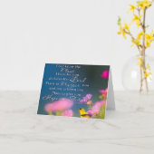 Hoffnung und künftige Blume und Vögel Karte (Gelbe Blume)