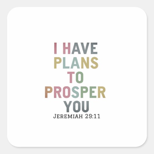 Hoffnung und Leitfaden für einen helleren Weg Quadratischer Aufkleber (Vorderseite)