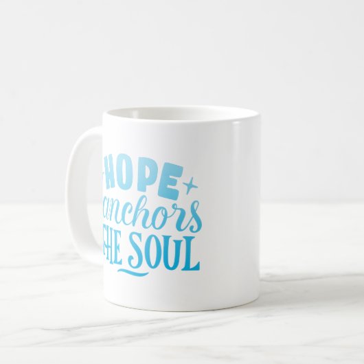 HOFFNUNG UND LIEBE KAFFEETASSE (Vorderseite Links)