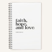 Hoffnung und Liebe Notizblock (Vorderseite)