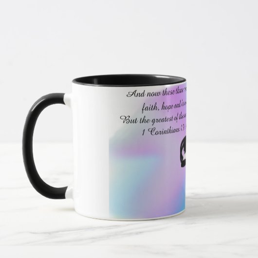 Hoffnung und Liebe Tasse (Links)