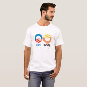 Hoffnung und Nope -- Anti-Trumpf Entwurf - T-Shirt (Vorne ganz)