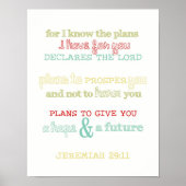 Hoffnung und Plakatdruck Poster (Vorne)