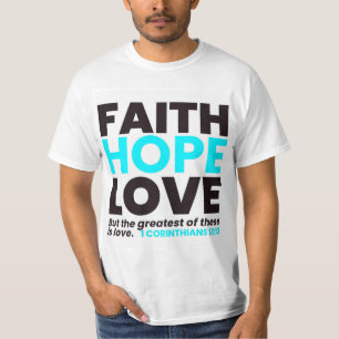 Hoffnung und T - Shirt der Liebe