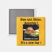 Hoffnung und Wandel für Amerika Magnet (Vorderseite/Rückseite)