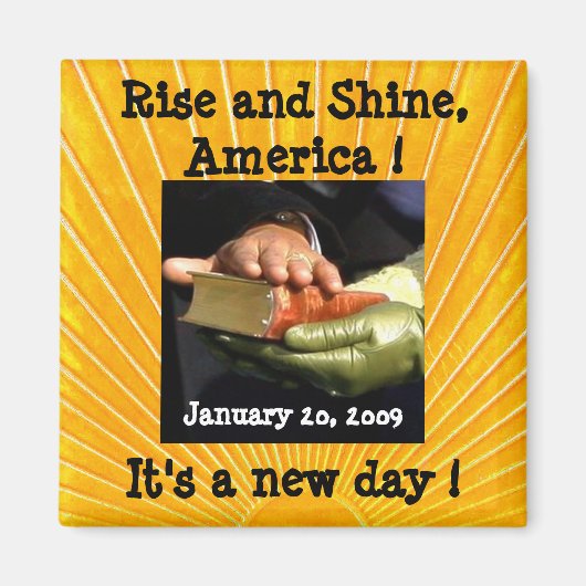 Hoffnung und Wandel für Amerika Magnet (Vorne)