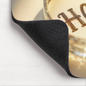 HOFFNUNG unter einem Glass Mousepad (Ecke)