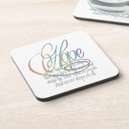 Hoffnung Untersetzer (Linke Seite)