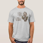 Hoffnung, Veränderung, Bier... Peace Barack Obama T-Shirt (Vorderseite)