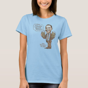 Hoffnung, Veränderung, Bier... Peace Barack Obama T-Shirt