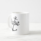 Hoffnung verankert das Soul (Hebräer-6:19) Kaffeetasse (Vorderseite Links)