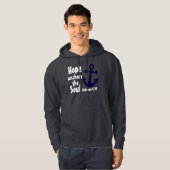 Hoffnung verankert den Soul Hebräerbibelvers Hoodie (Vorne ganz)