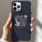 Hoffnung verankert die Seele Florale christliche Case-Mate iPhone Hülle