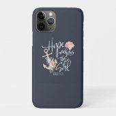 Hoffnung verankert die Seele Florale christliche Case-Mate iPhone Hülle (Rückseite)