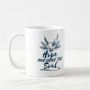 Hoffnung verankert die Seele Glaubenskunst Kaffeetasse